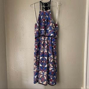 NWOT Ella Moss geometric strappy dress - S